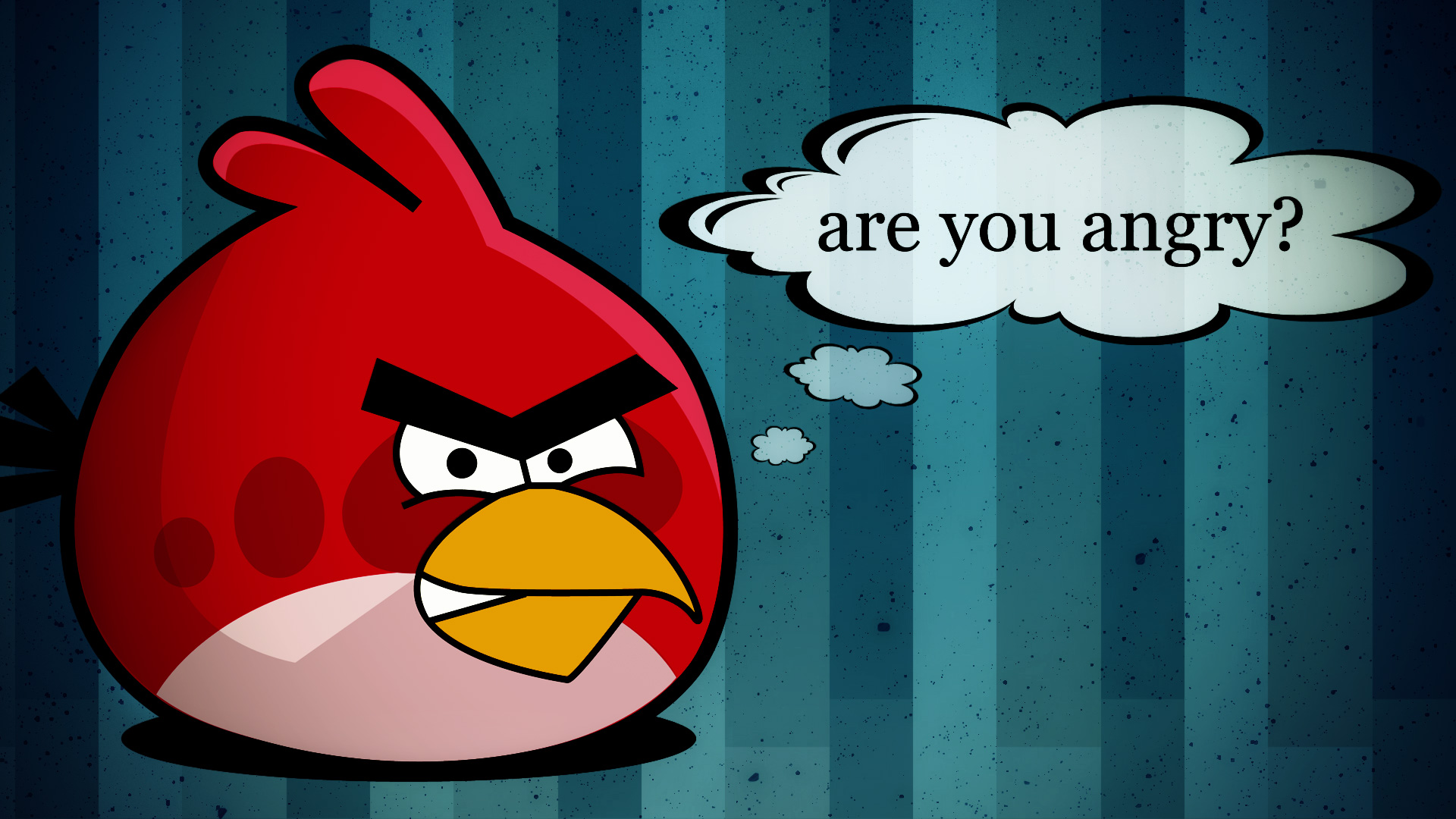 Te mérges vagy? Angry Birds háttérkép