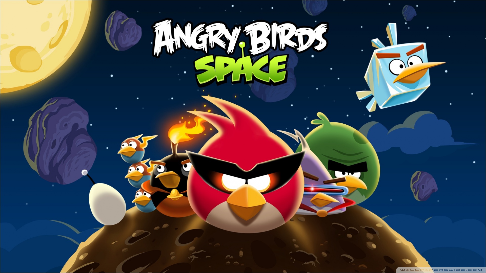 Angry Birds Space háttérkép