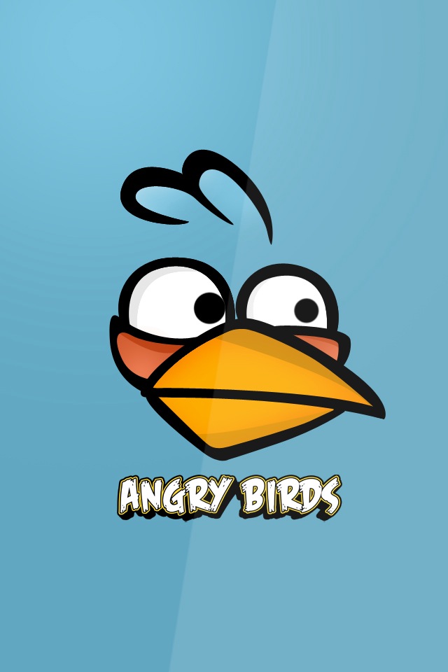 Angry birds kék játék mobil háttérkép