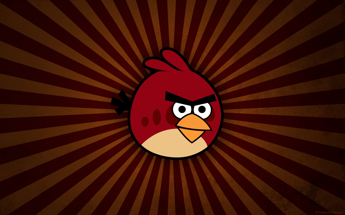 Angry Birds piros csirke háttérkép