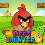 Angry Birds csirke vadászat játék