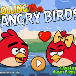 Rózsa gyűjtés Angry Birds játék
