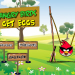 Tojás szedés katapulttal Angry Birds játék