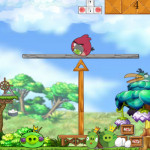 Egyensúlyozós Angry Birds játék