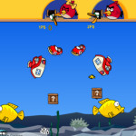 Nagy horgászos Angry Birds játék