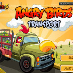 Autós szállítmányozás Angry Birds játék