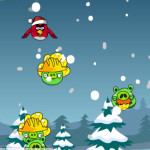 Karácsonyi pénz gyűjtés Angry Birds játék