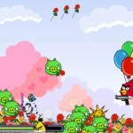 Rózsák védelme Angry Birds játék