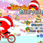 Téli biciklizés Angry Birds játék